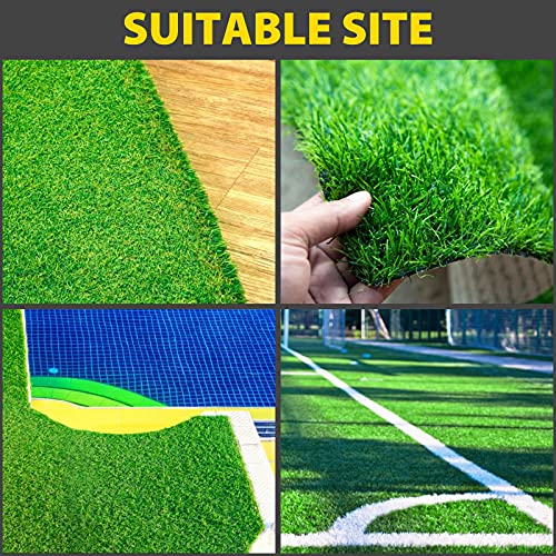 Artificial Grass Tape Self Adhesive Double Sided, 2 Inch Width x 196 Inch Long Synthetic Turf Seaming Tape Jointing Fixing Green Lawn Mat Rug, Connecting Fake Grass Carpet