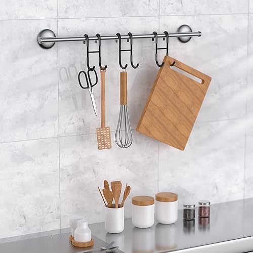 Miniatura 21 de Ganchos para puerta de ducha, paquete de 3 ganchos de puerta de vidrio para ducha, chapados en oro, ganchos de acero inoxidable 304, colgador