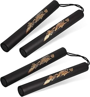 Jandays Nunchucks Nunchakus-Foam Safe Rubber Nunchakus 2PCS for Kids/Beginner Practice