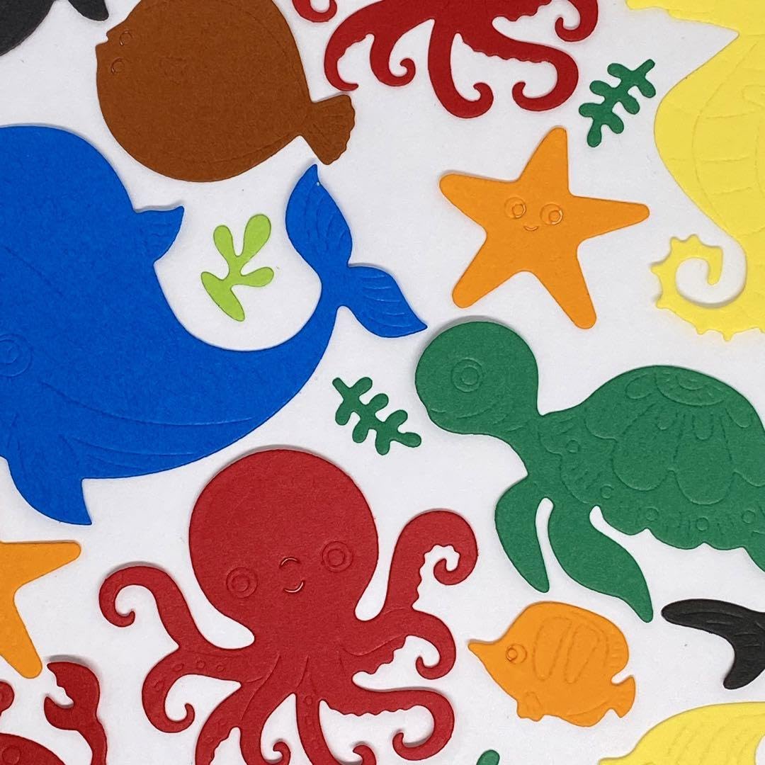 Amazon.co.jp: クラフトパンチ 海の生き物たち 魚 ペーパークラフト