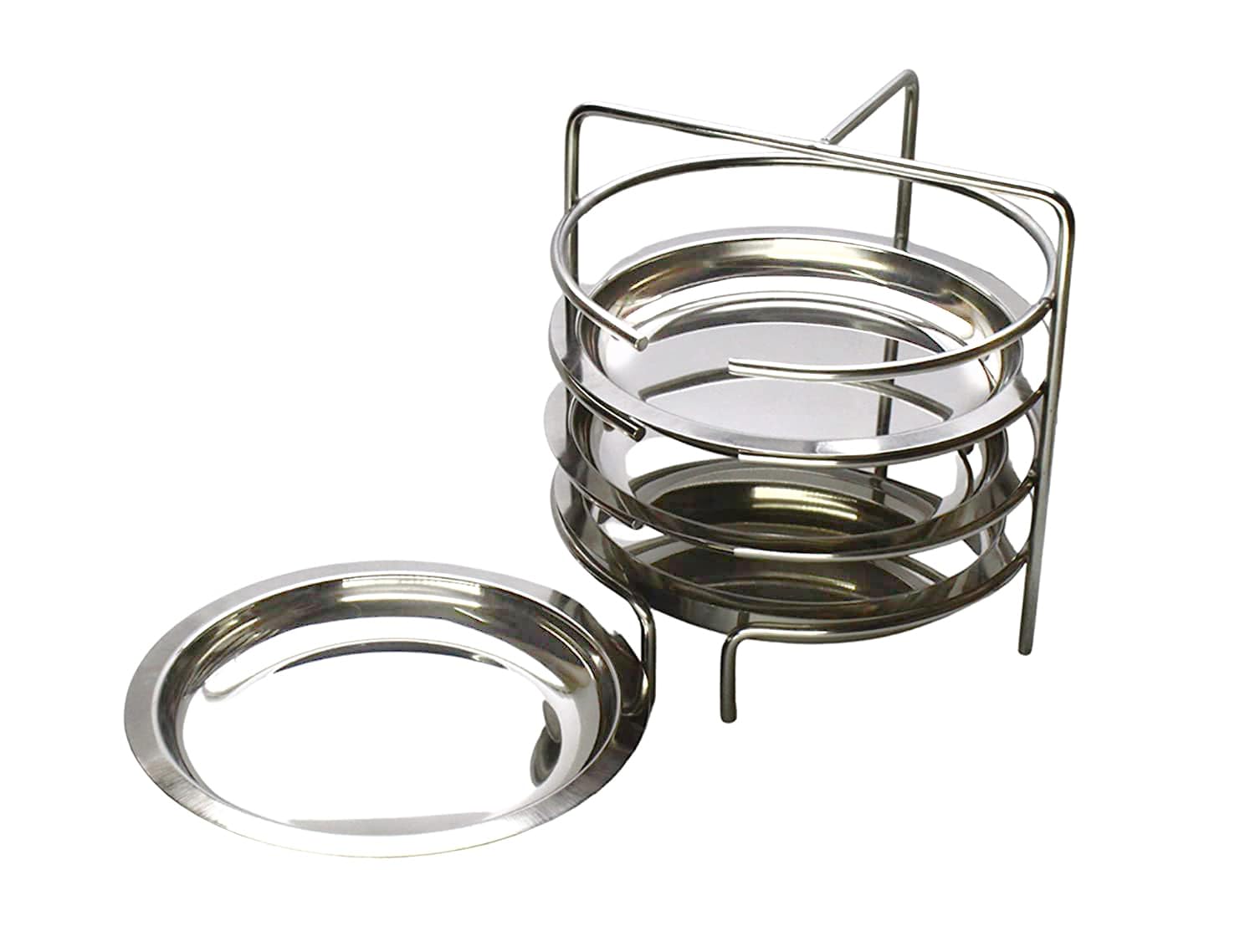 USHA SHRIRAM Dhokla Maker Plate (Round - 4 Plate) | Dhokla Stand | Thatte Idli Dhokla Maker Stainless Steel | Thattu Idli Plate | Idli and Dhokla Maker | Thatte Idly Stand | Idly Stand (B0CMQFMNH5) Amazon Price History, Amazon Price Tracker