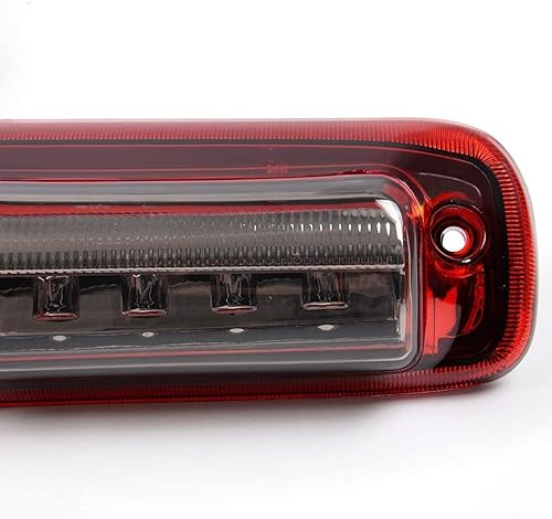 Miniatura 6 de PIT66 3 luz de freno LED, compatible con Chevy Silverado 1999-2006GMC Sierra 1500 2500HD 3500 1999-2006 + lente roja y ahumada