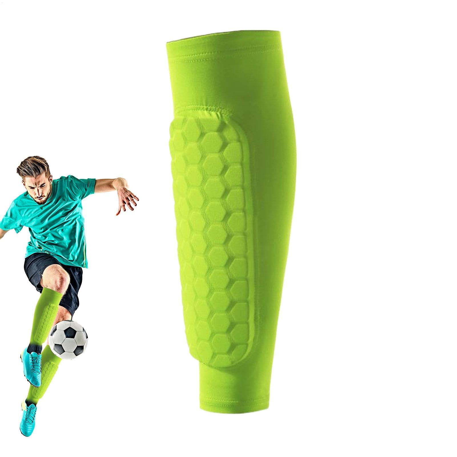 Shin Compression Sleeve - Shin Defender Guards Comfortable Soccer Shin Pads,Womens Shin Guards Ergonomic Shin Protector for Football Hockey Skateboarding