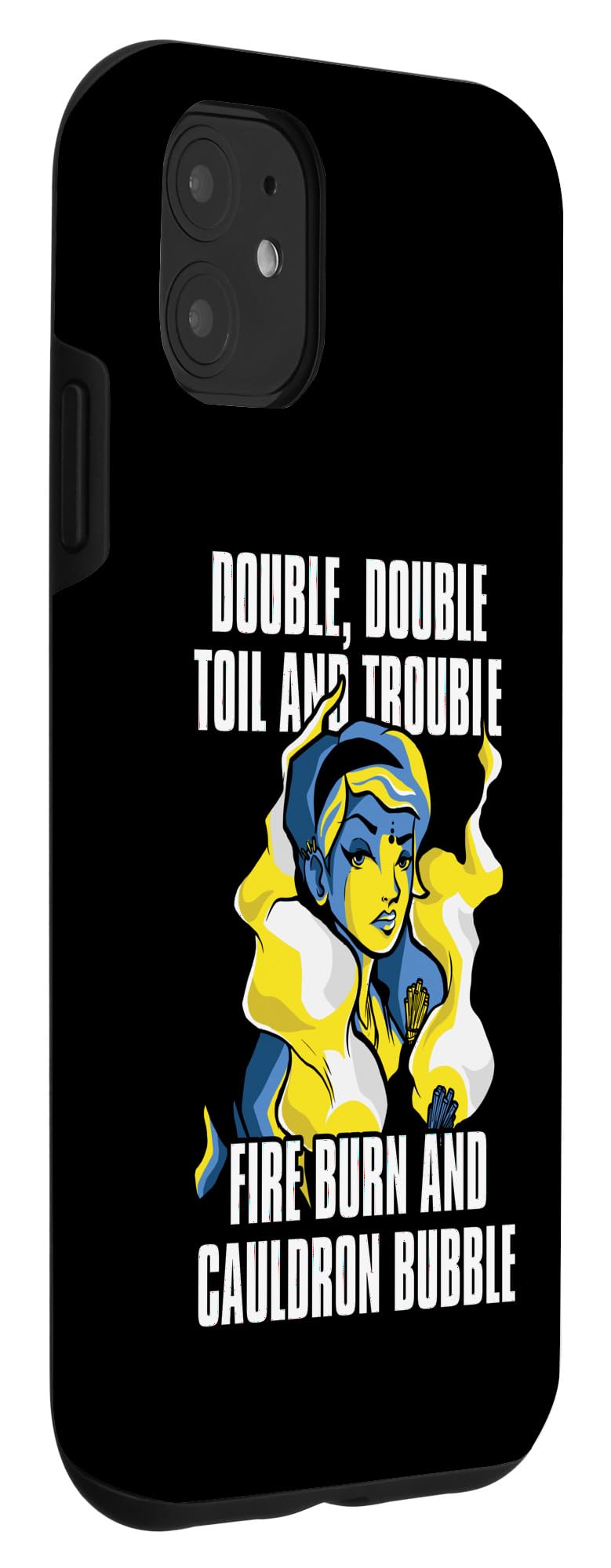 iPhone 11 Double Double Toil And Trouble Witch Halloween Costume Case - Image 3