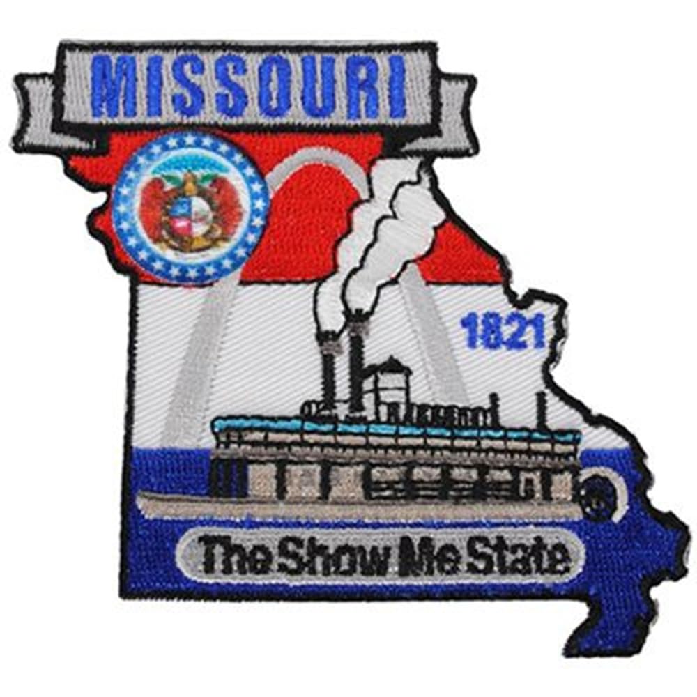 Mapa de Missouri para decoración de salones y oficinas de estilo rústico