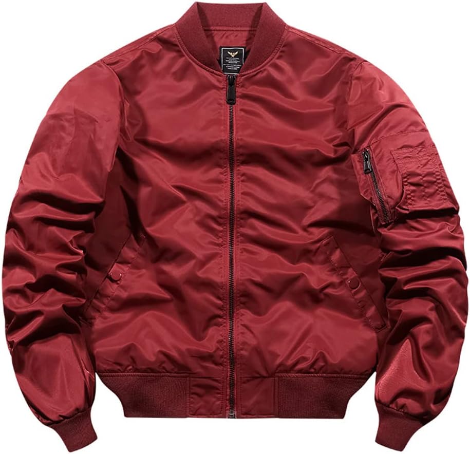 MA-1フライトジャケット バーガンディ Sサイズ80s