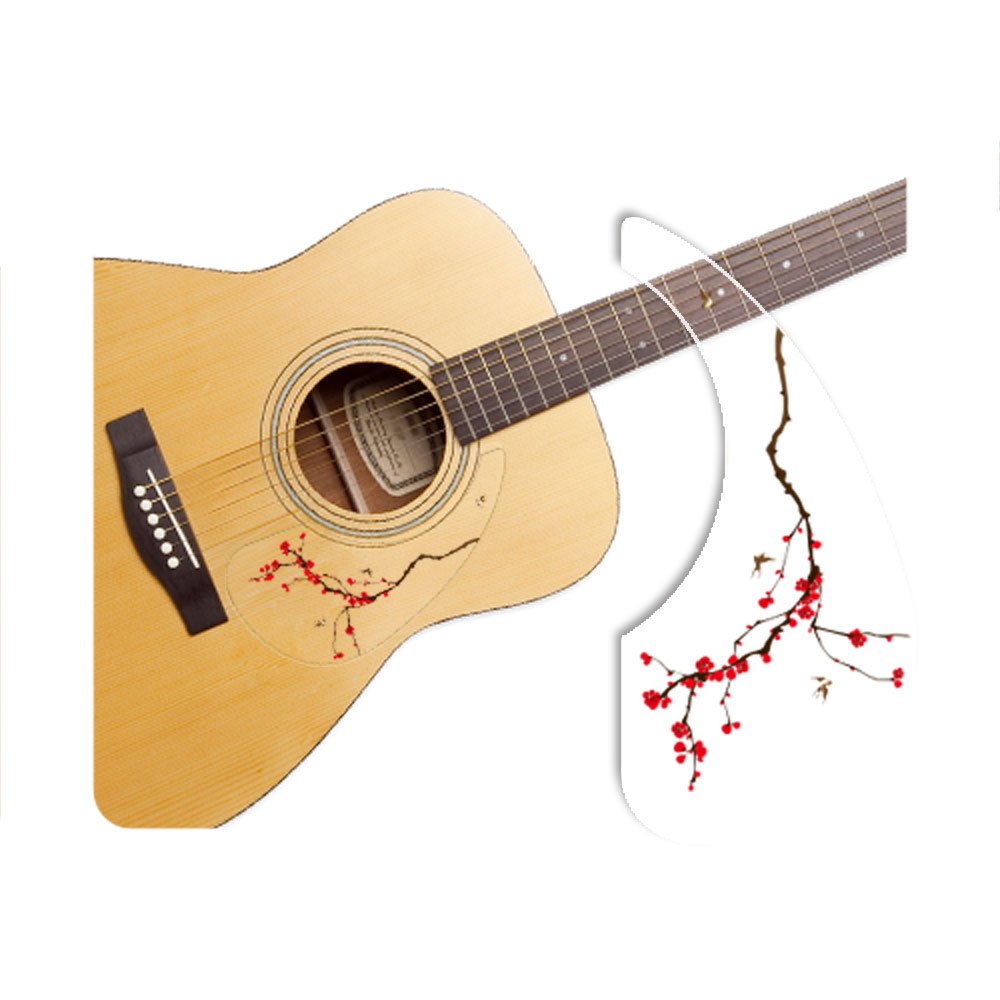 Buy Healingshield Premium Acoustic Guitar Pickguard Basic Type Cherry Blossom Online at