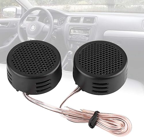 Miniatura 5 de Altavoz de coche, negro 12 V 500 W mini altavoz del coche o tweeter 1.378 in 98dB altavoz del automóvil