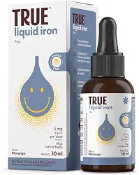 True Source Iron Plus Líquido 30ml Morango