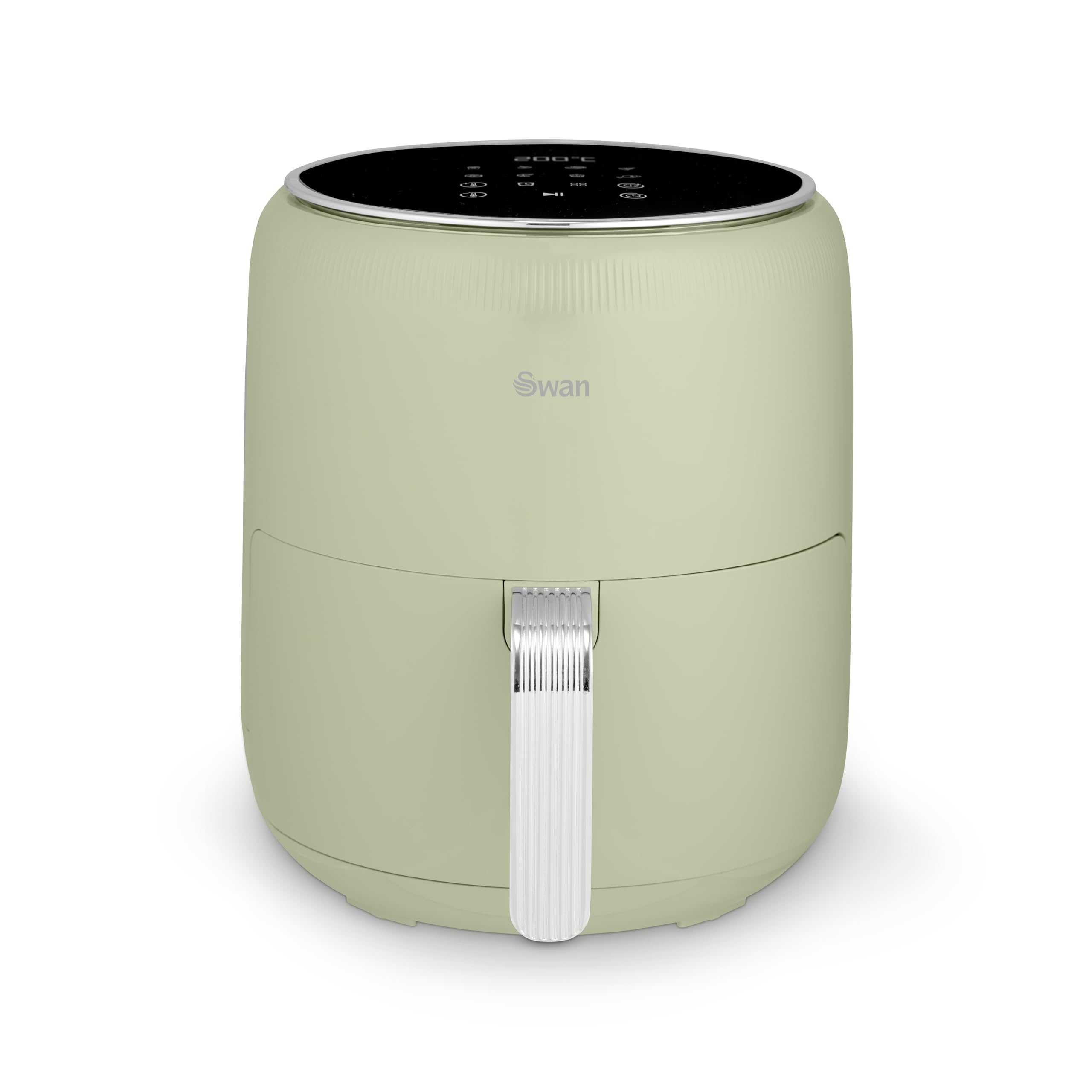Swan - 4.5L Digital Air Fryer - Retro Style - Green