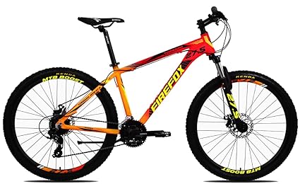 Firefox Bikes Tornado 27. 5T 24 Aluminum-Alloy Speed Mountain Bike (Red & Black) Frame: 17 Inches for Unisex-Adult, Front