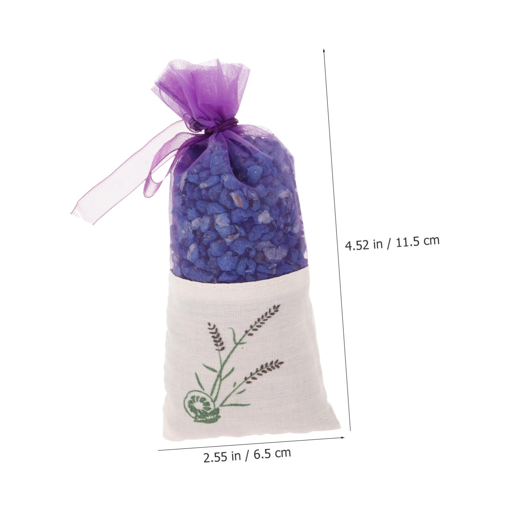 Duftsäckchen 6 Stück aus Mesh mit Nano Mineral, Langanhaltend | Schubladen und Deko, Reiner Natürlicher Duft, Geruchsneutralisierend, mit Lavendel und Jasminnote