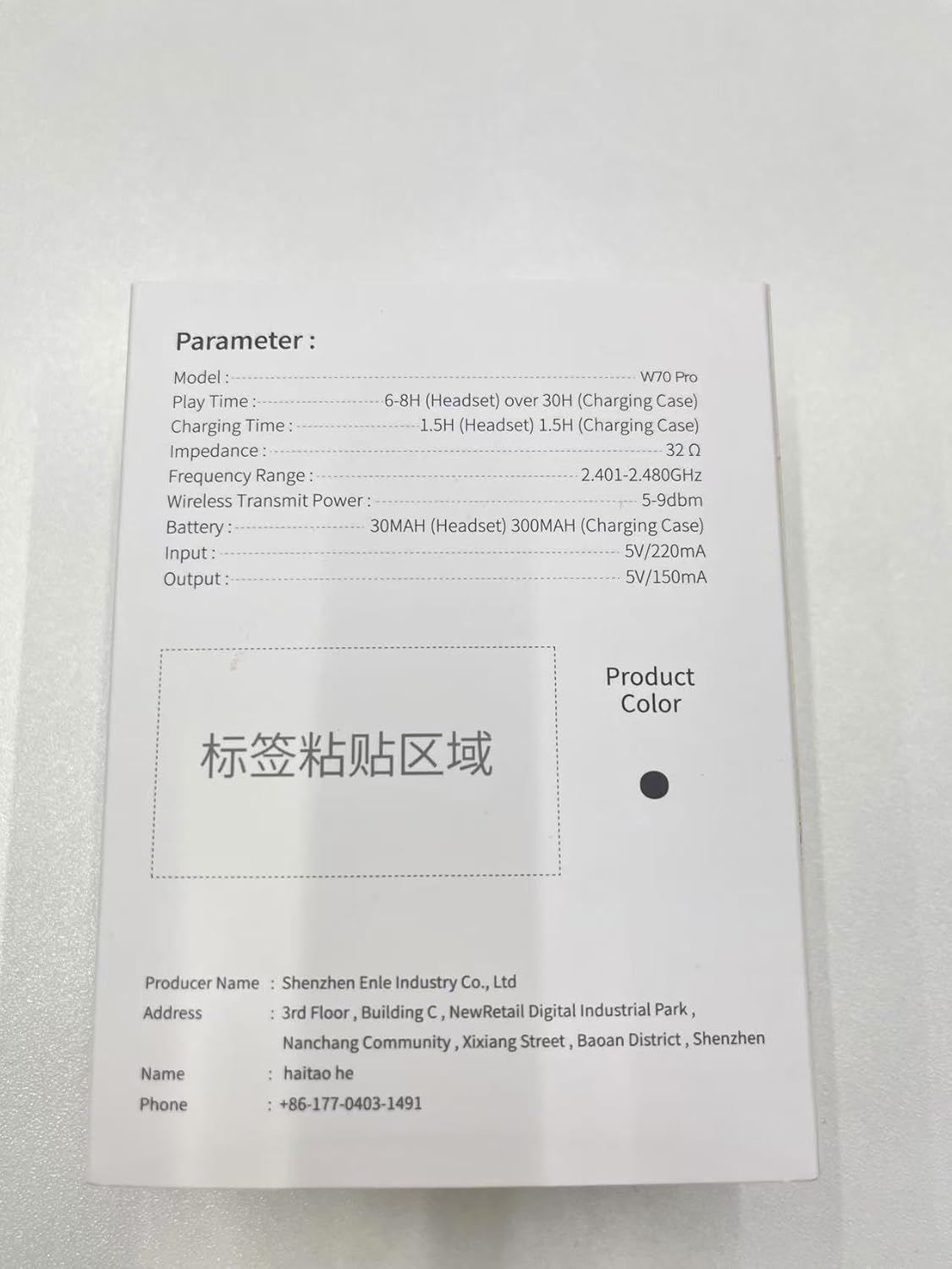 Wireless Earbuds, Bluetooth Headphones 5.4 HiFi Stereo with 4 ENC Noise Cancelling Mic, 38H In Ear Earphones with LED Digital Display, Touch Control, IPX7 Waterproof Ear Buds for Sports Workout, Black - Image 10