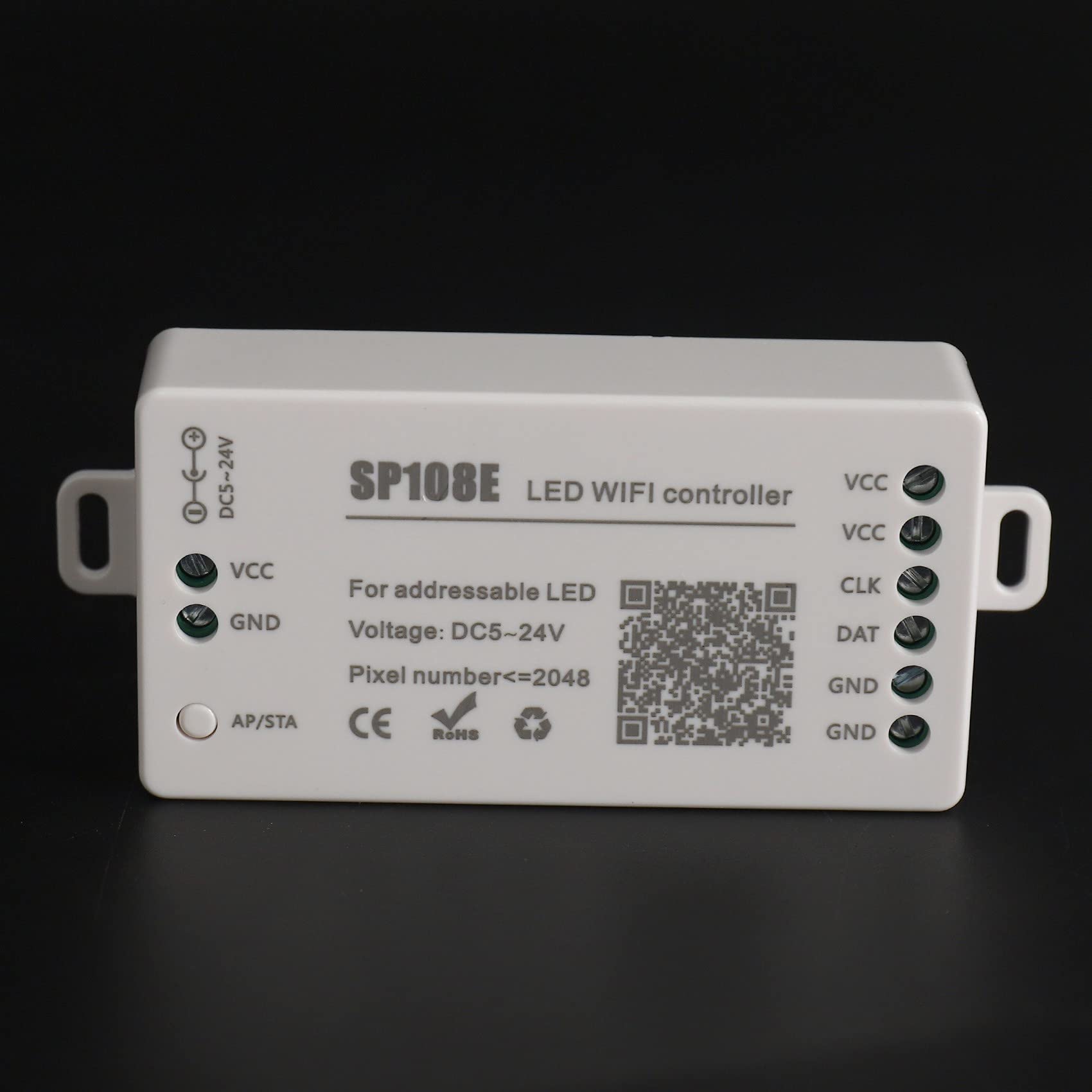 SP108E LED WiFi Controller WS2812B WS2813 Etc Modulo Luce Intelligente APP Controllo Wireless iOS 10/Android 4.4 DC5-24V