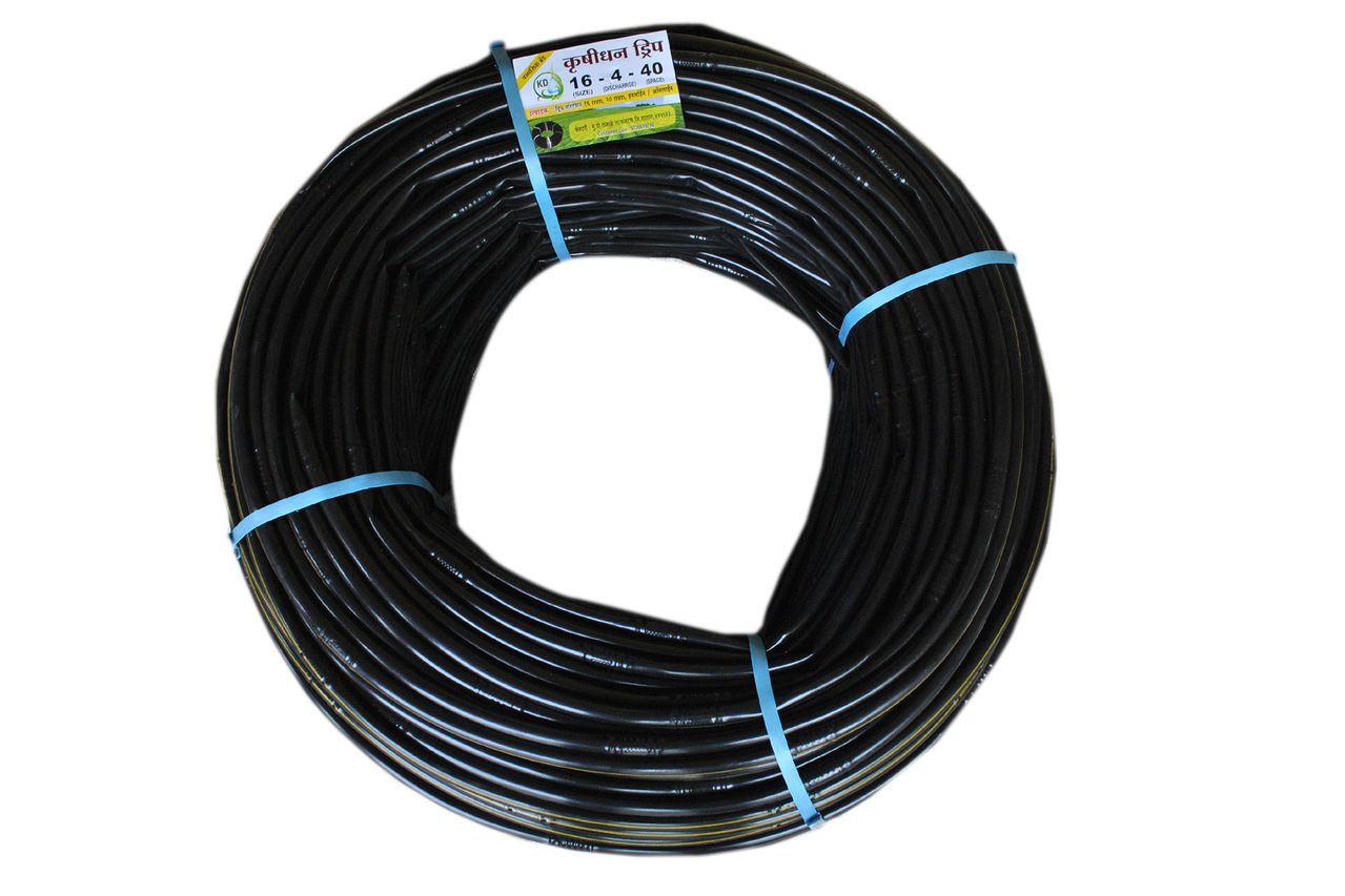 Krushidhan Drip lateral inline pipe LLDPEPlastic Garden House Water