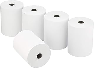 HeiPOS 5 x rolki termiczne 80 x 64 x 12 mm, długość bieżąca: 50 m, BPA - bez fenolu A