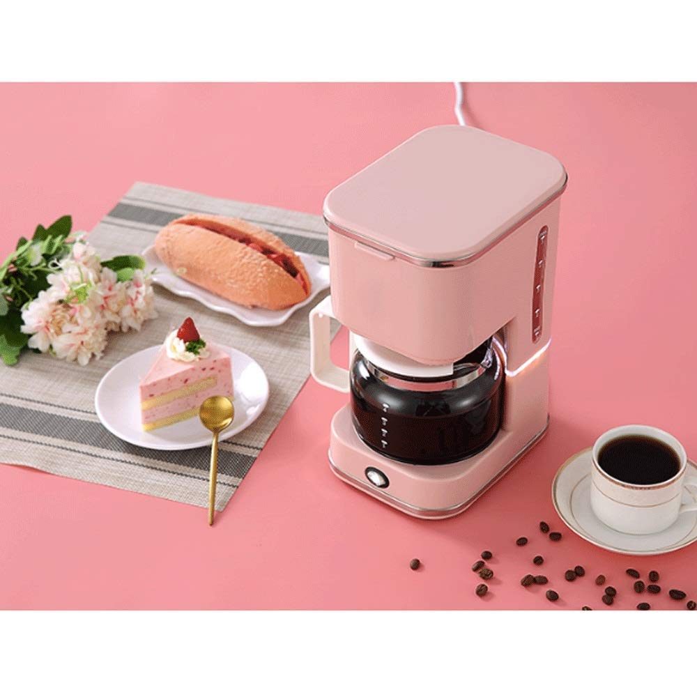 SOVORM Macchine per la caffettiera Macchina da caffè per macinatura completamente automatica da ufficio a casa Macchina per caffè espresso (rosa) The New