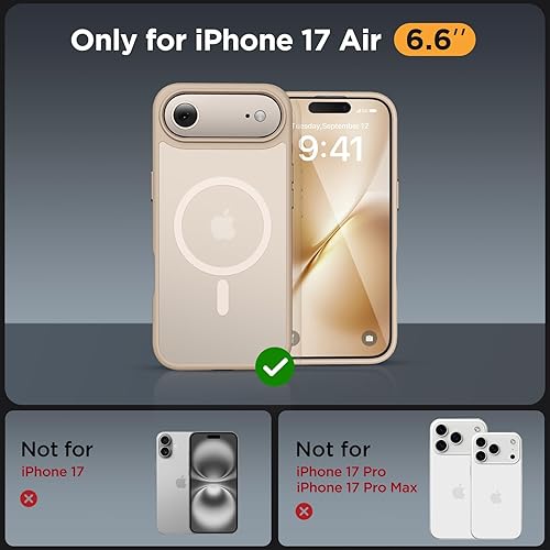 Miniatura 699 de Miracase - Funda magnética para iPhone 13 de 6.1 pulgadas (compatible con MagSafe) (con 2 protectores de pantalla), protección de grado militar