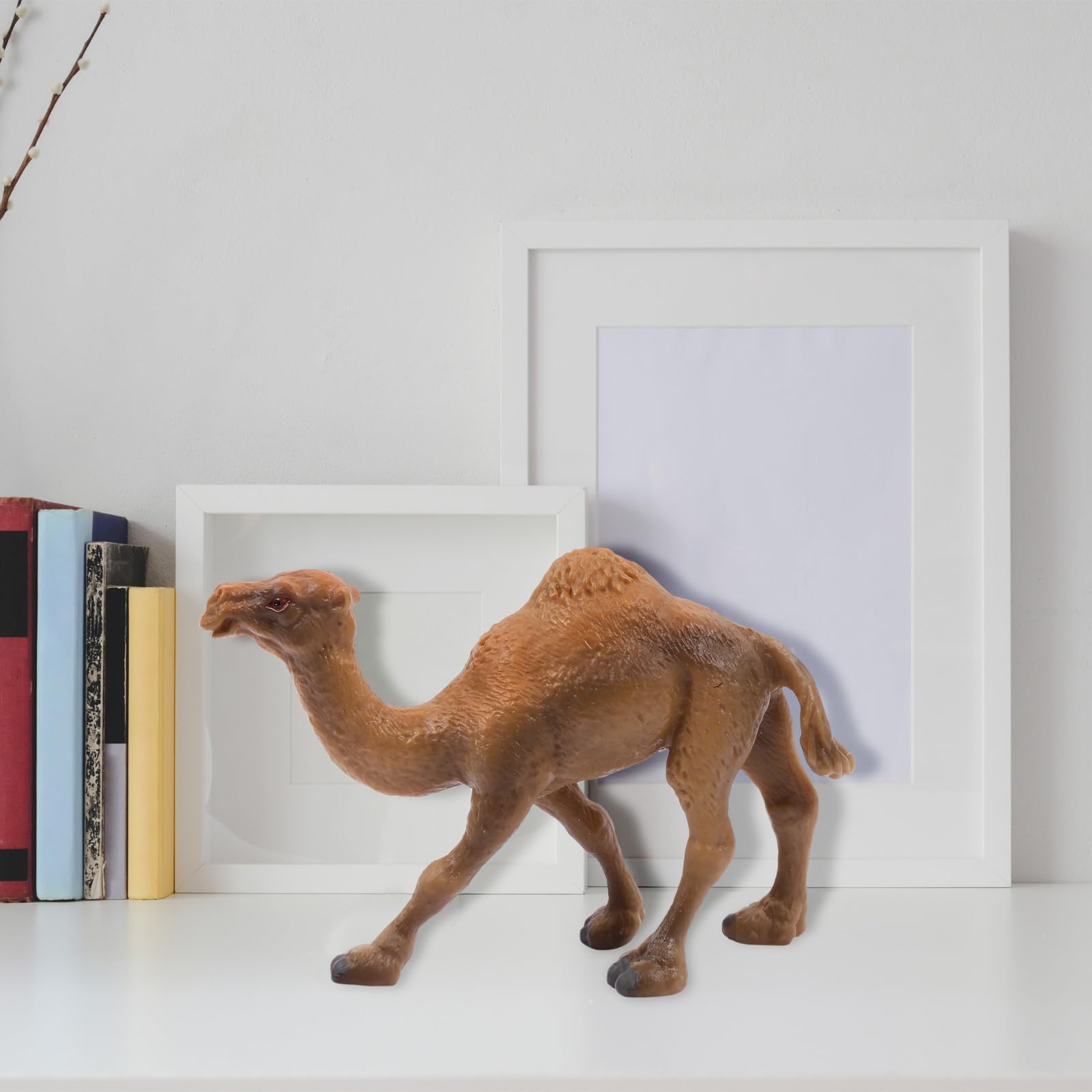 Alipis Camel Figurine: 4. 3 Inch Hand Painted Camel Figurines - Early Educational Toy for Kids Ages 3+ Desert Diorama Decor - Image 4
