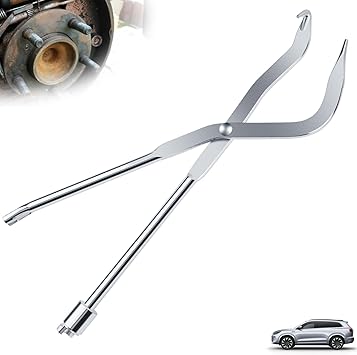 ecocstm Brake Spring Pliers, Drum Brake Adjusting Tools, Shoe Return Spring Install & Remove Brake Tools, Double Ended Brake Pistonremoval Pliers, Drum Brake Spring Tool Suitable for Most Cars