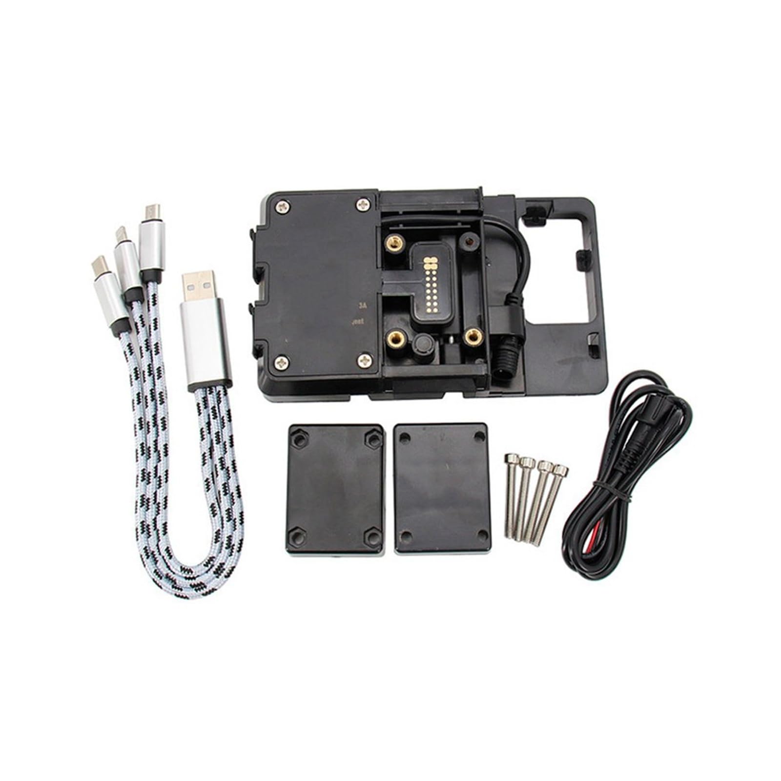 Soporte Navegación GPS para Motocicleta Accesorios para Motocicleta Placa Soporte GPS para Navegación De Teléfono Móvil para para TRACER700 2020 2021 2022 (Color : B)