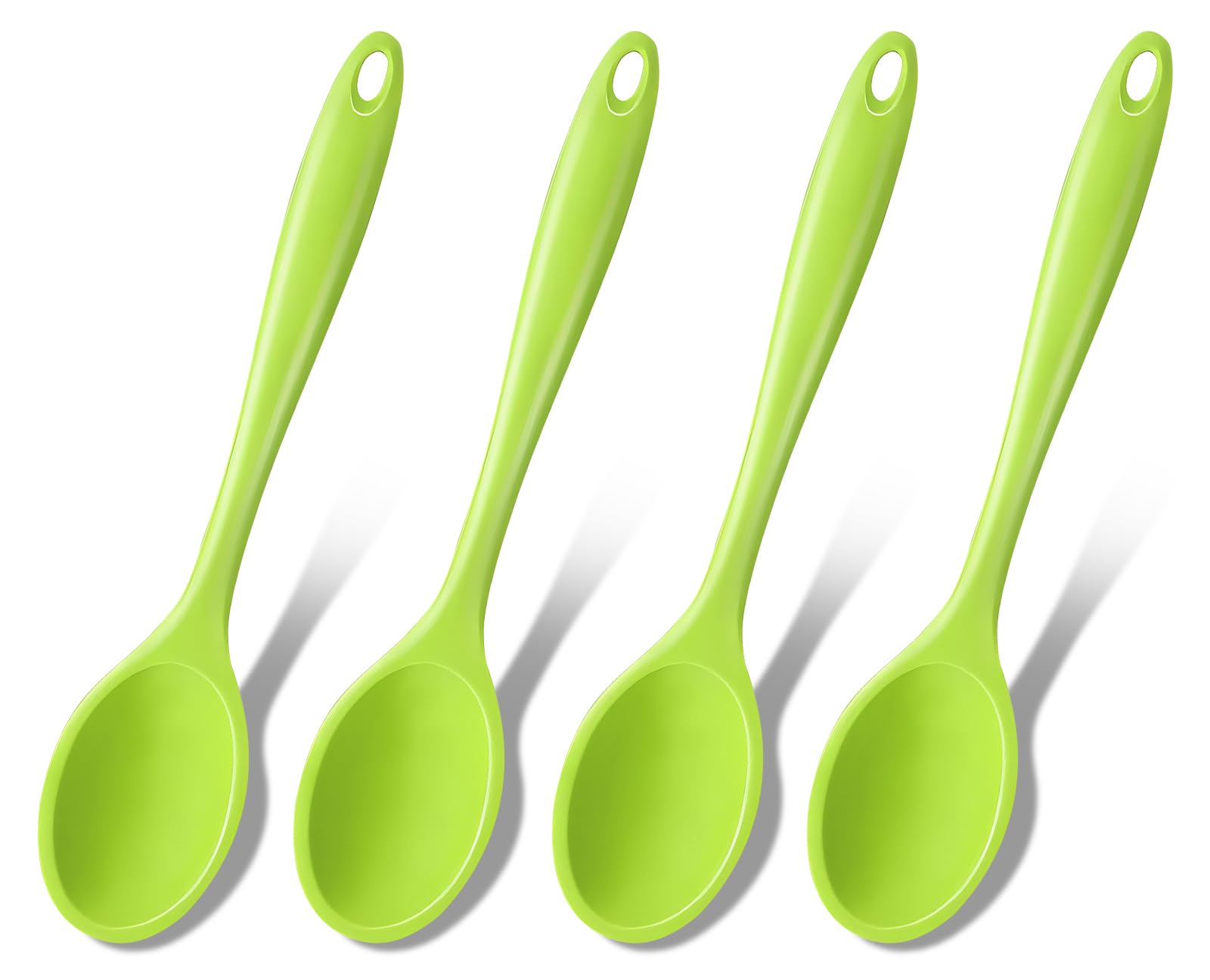 Cuillères de cuisine en silicone GEEKHOM pour remuer vos plats chauds sans rayer les poêles