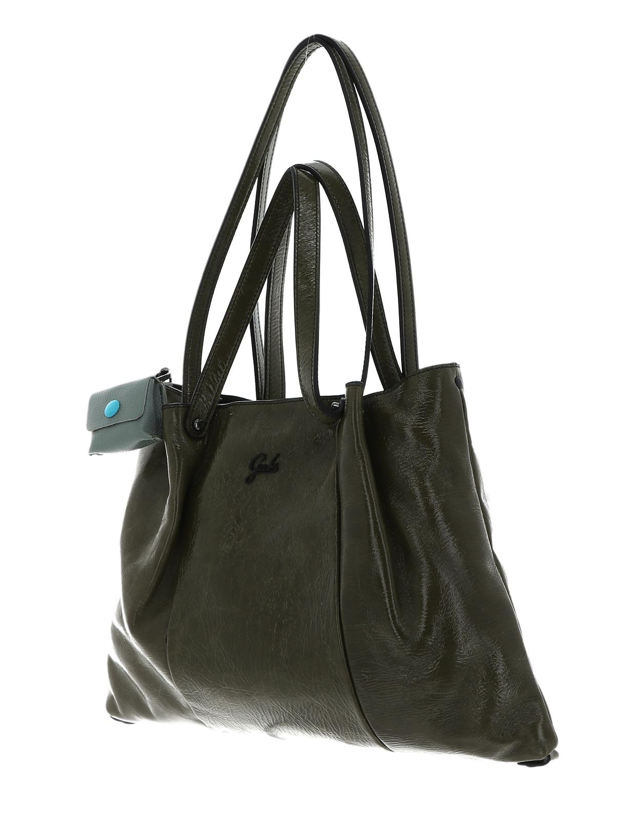 Gabs Pelle borsa a tracolla Sashi Naplak Black Shoulderbag Verde Oliva