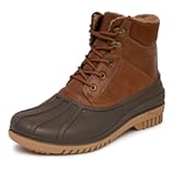 Aspen Winter Boots for Men Waterproof Snow - Insulated Duck Mens Snow Boots or Rain Boots&comma; Black Tan or Brown&comma; Size 7 to 15 Medium and Extra Wide Widths