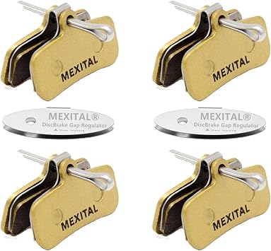 2 Pairs Sintered Bicycle Disc Brake Pads for Shimano Saint BR-M810 M820 XTR BR M9120, Zee BR-M640 MT420 MT501 MT520, Deore XT BR M8020 M8120 M6120 SLX, Tektro G-Spec,Quadiem S11-4
