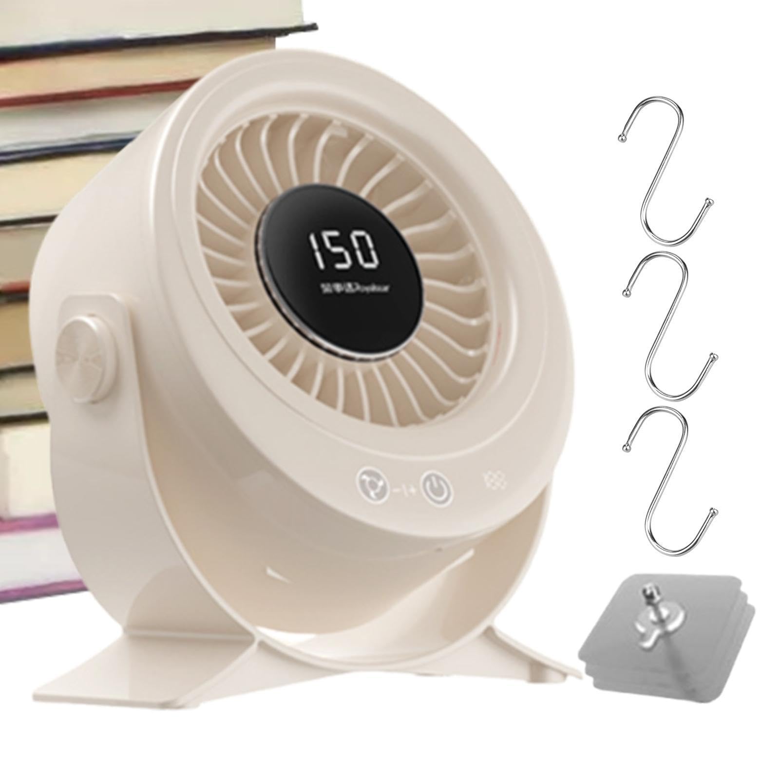 Ventilateur mural rotatif résolvant le manque de place en chambre et dortoir