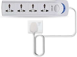 Ant Esports PS400 Power Strips with 4 Universal Socket, 3-Meter-Long Cord, 2500-Watt, Fireproof Material, Heavy Duty Cable... Price In India