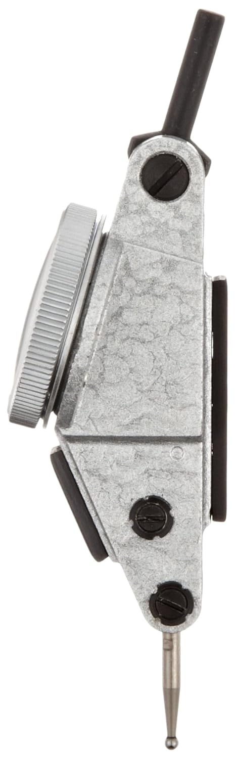 Fowler 52-562-100 Horizontal White Dial X-Test Indicator and Accessory Combo Kit, 0.0005" Graduation Interval, 1.5" Diameter