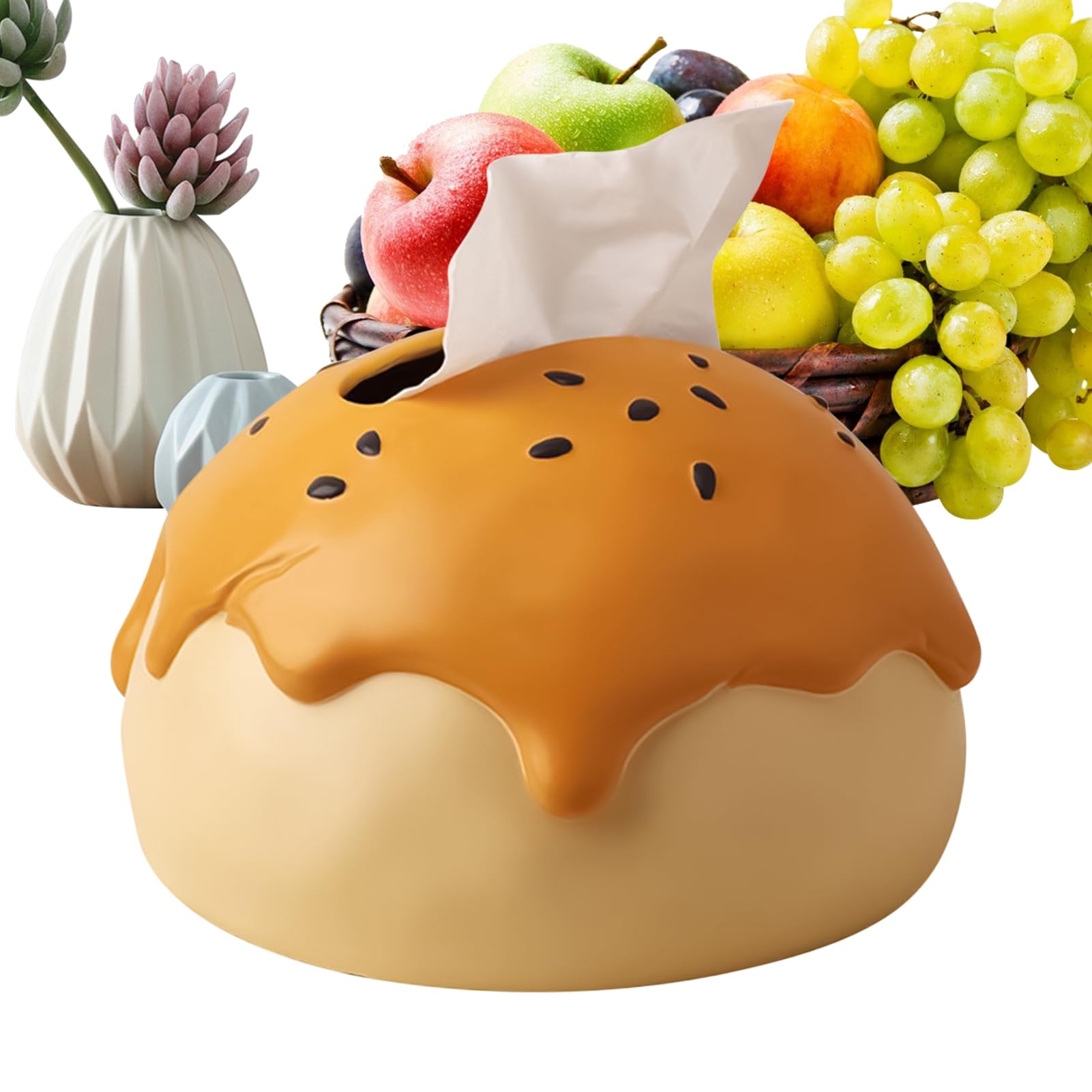 Support de boîte de soie pour vanité de salle de bain et stand de nuit cosy