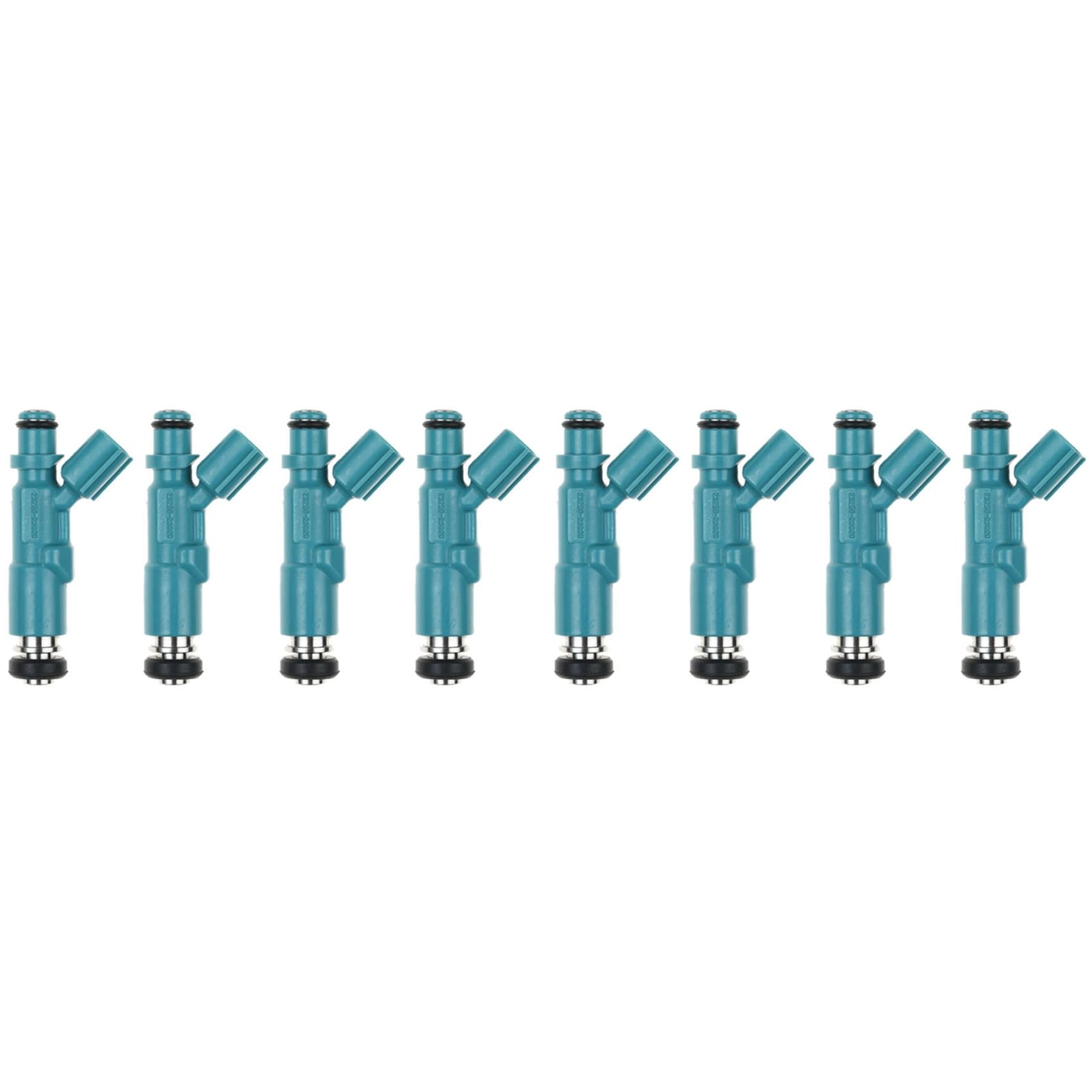 Jnchdghwa As Shown 8Pcs Injector Nozzles For Vitz 1.0L 1.3L 1999-2005 23250-23020 23209-29015 23250 23020