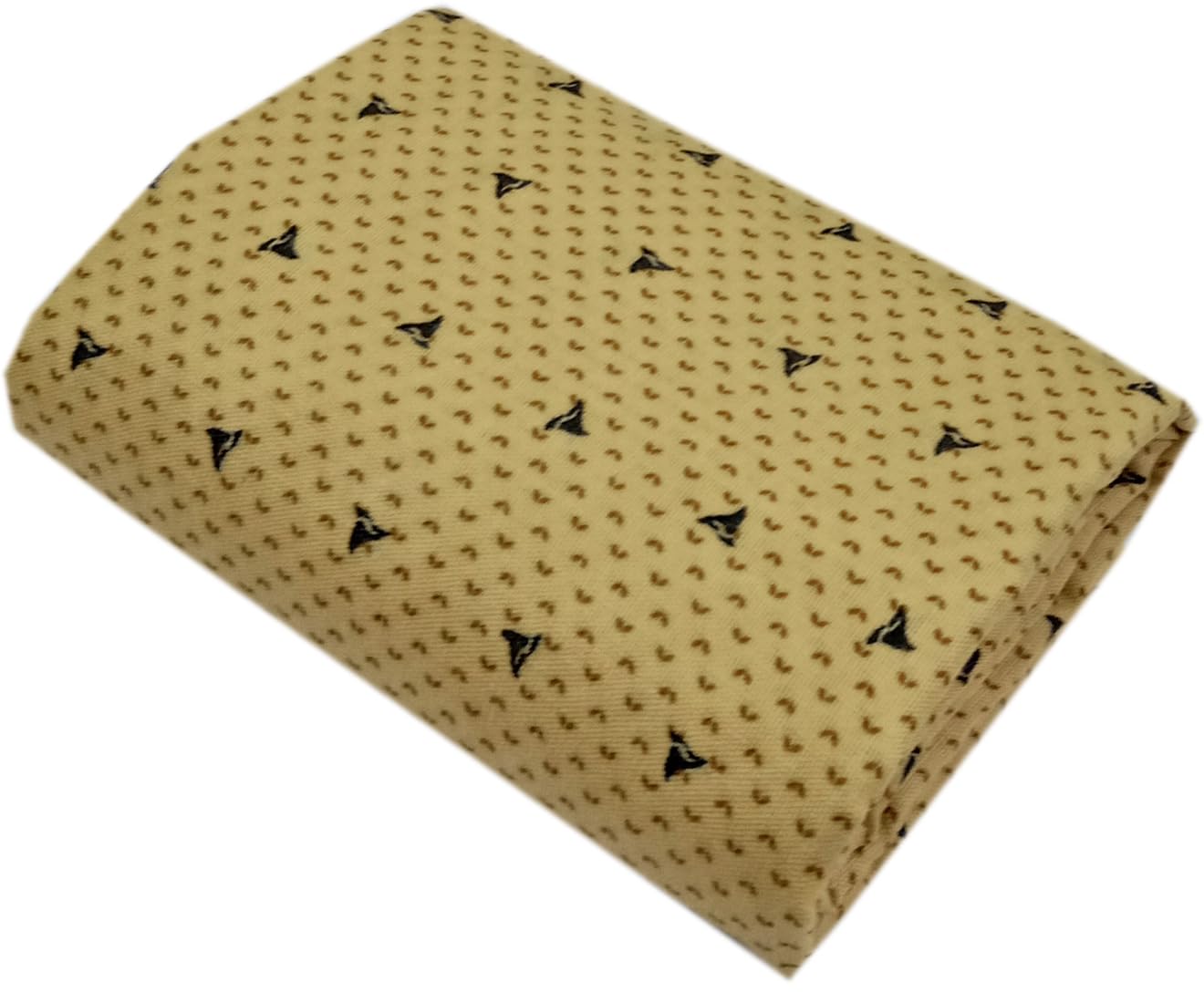 fetiya Premium Melange Printed Cotton Shirt Fabric with Geometric Design – Soft, Breathable & Comfortable – 1.60 Meter Length for Men’s Casual & Smart Wear-picture-37