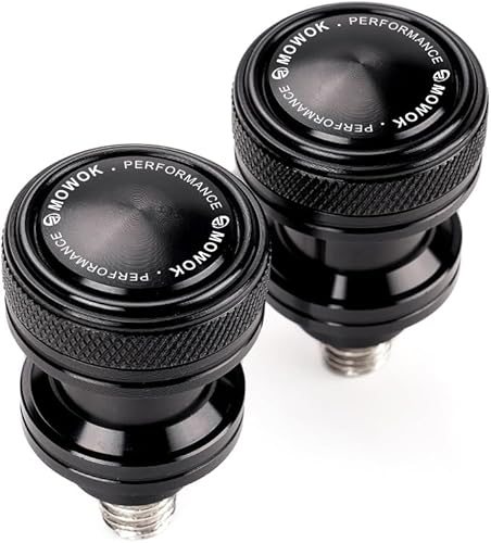 Vista 8 de MOWOK Se adapta a 150NK 250NK 250SR 400NK 650NK 400GT 650TR-G 650MT 800MT Accesorios Motocicleta M10 Basculante Carretes Slider Stand (negro)