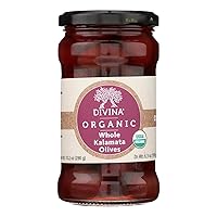 Vista 1 de Divina Aceitunas Kalamata orgánicas, 6.3 onzas (caja de 6)