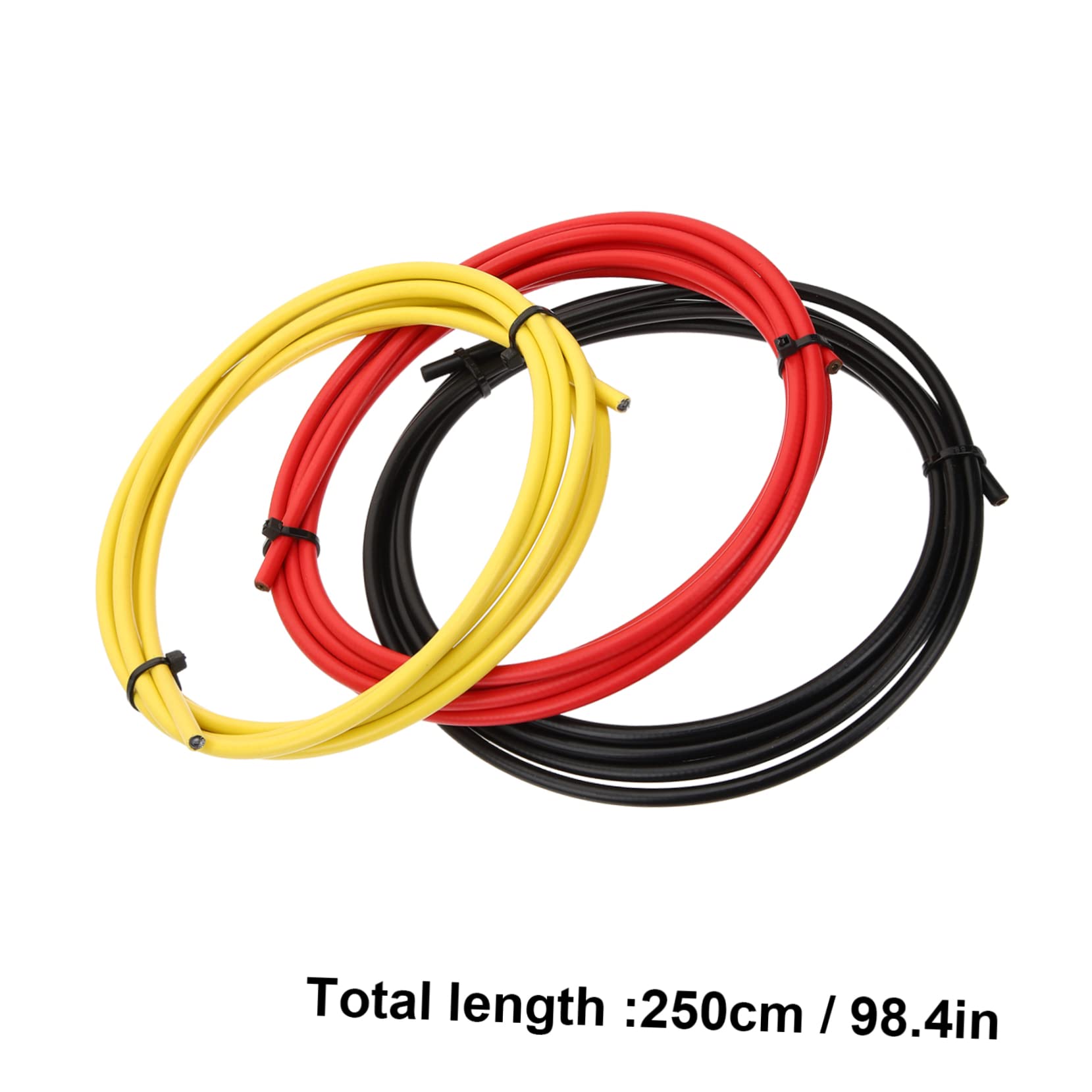BESTonZON 3 Sets Professional Brake Cables for Bicycles Durable and Flexible Brake Lines for Mountain and Road Bikes Easy to Use and Carry Upgrade Your Bike Supplies