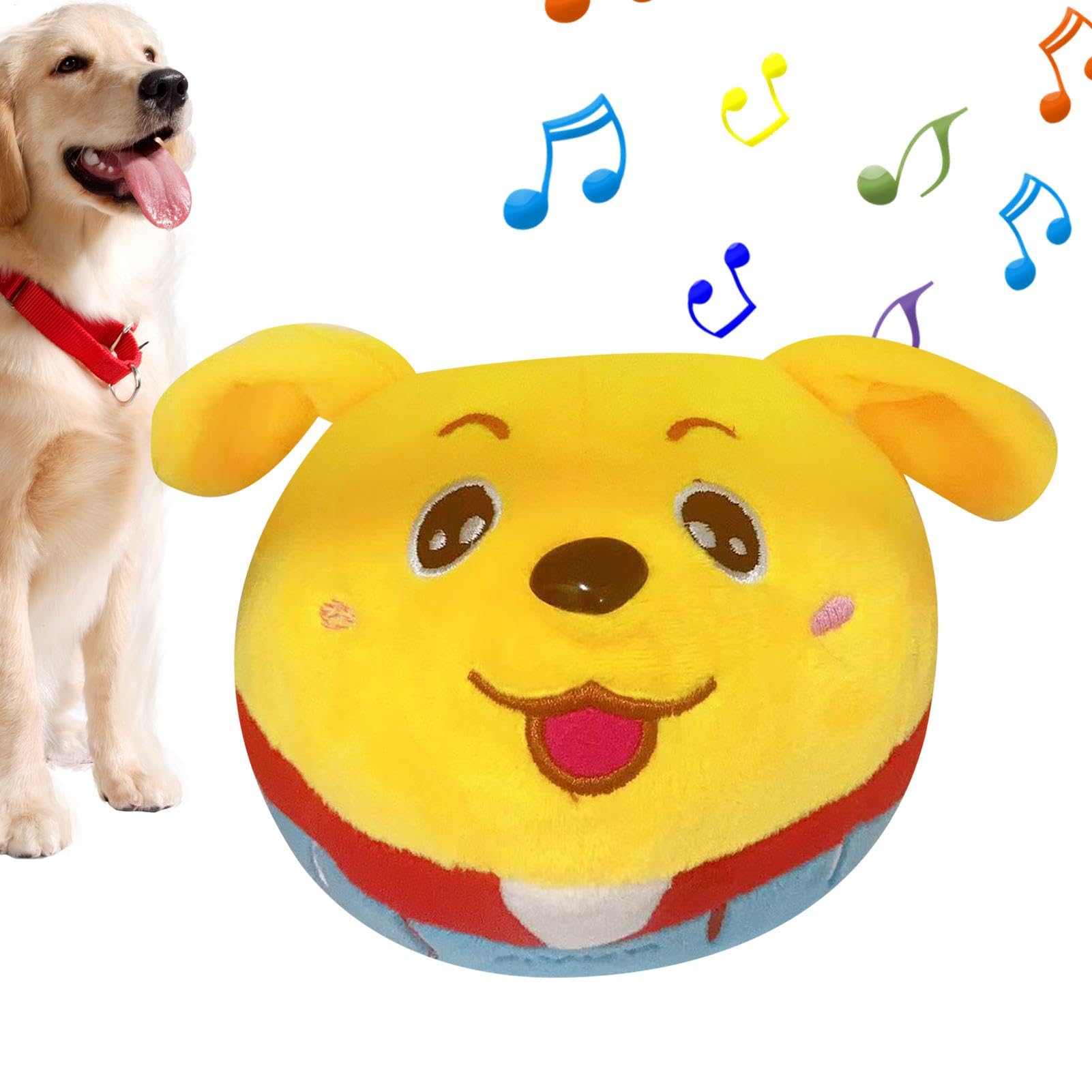 Dtaigou Active Moving Pet Plush Toy,Talking Animal Plush Toy For Dog,Pet Electronic Ball Moving Plush Toy, For Pets, Cats, Small And Medium Dogs