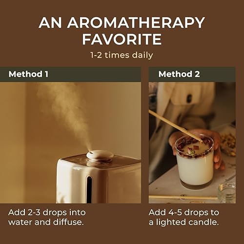 Vista 93 de Aceite esencial, 100 % puro, grado terapéutico para aromaterapia, cuidado de la piel y cabello, para difusores, 10 ml.