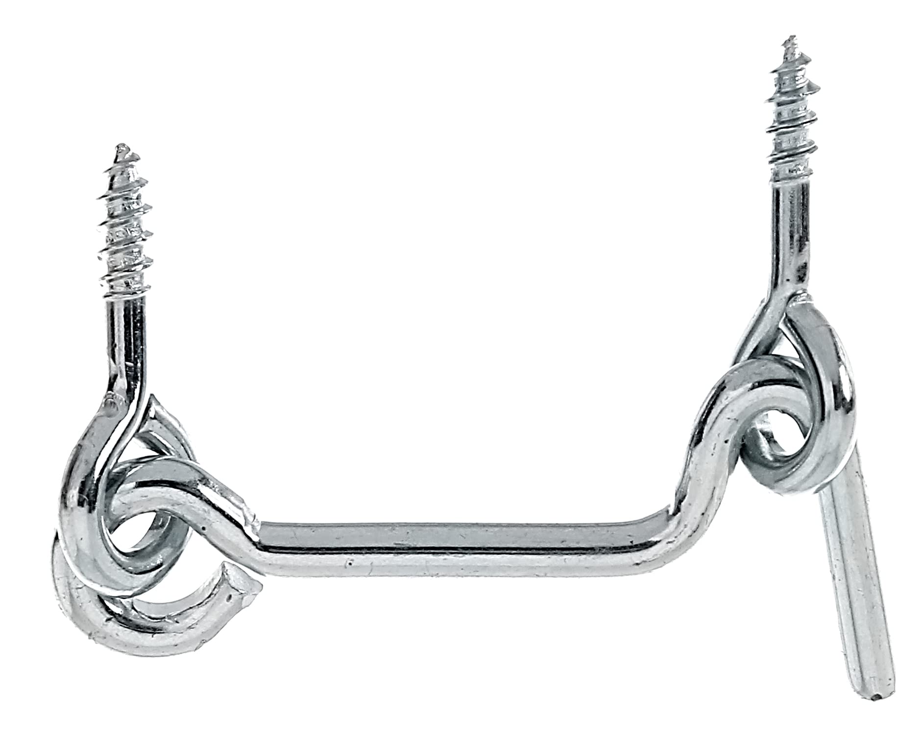 Alberts Steel 204433 Storm Hook | With Angle Plates Or Eyelets | Galvanised Blue | Length 50 Mm | Hook Ø 3 Mm