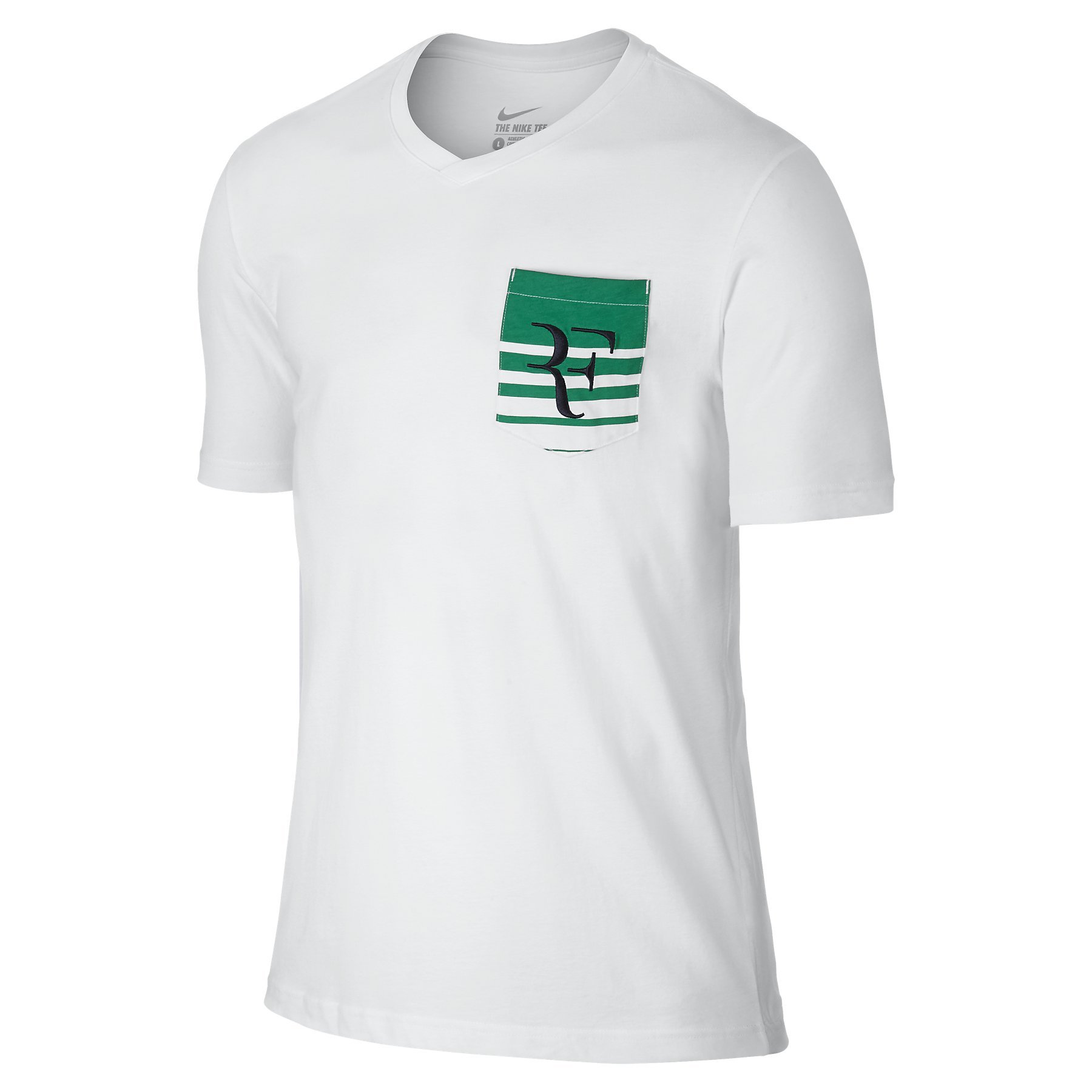 roger federer green nike shirt