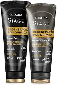 Eudora Kit Siàge Regeneração Pós Química: Shampoo 250ml + Condicionador 200ml