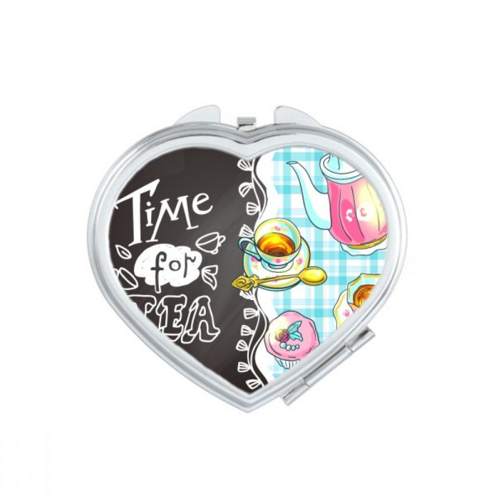 Miroir de poche mignon petit cadeau souvenir de France motif salade fromage