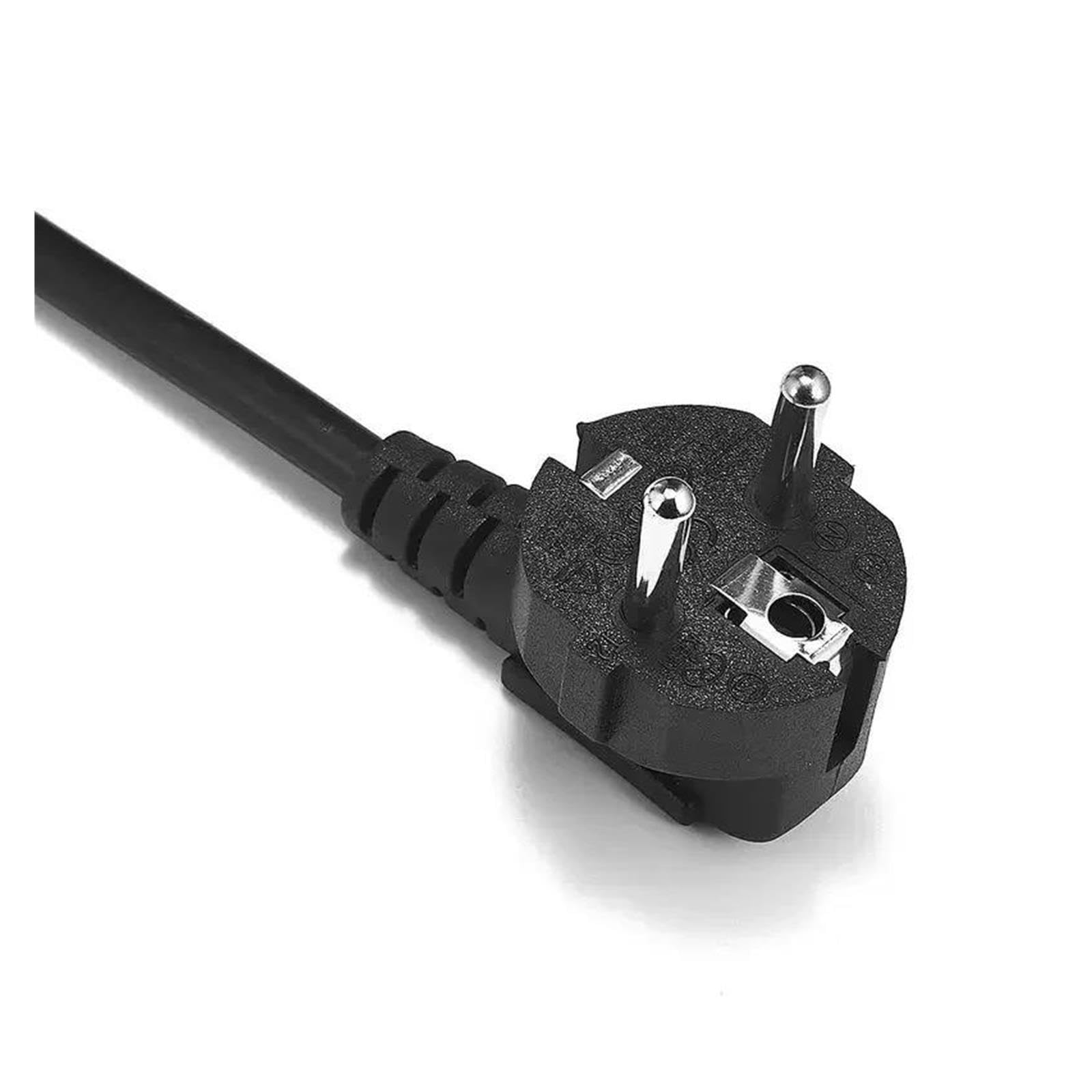 EU-Stromkabel, IEC C13-Stromverlängerungskabel, 1,2 m, 1,5 m, 2 m, 3 m, AC-Netzteil-Verlängerungskabel, kompatibel mit LG, TV(5m)