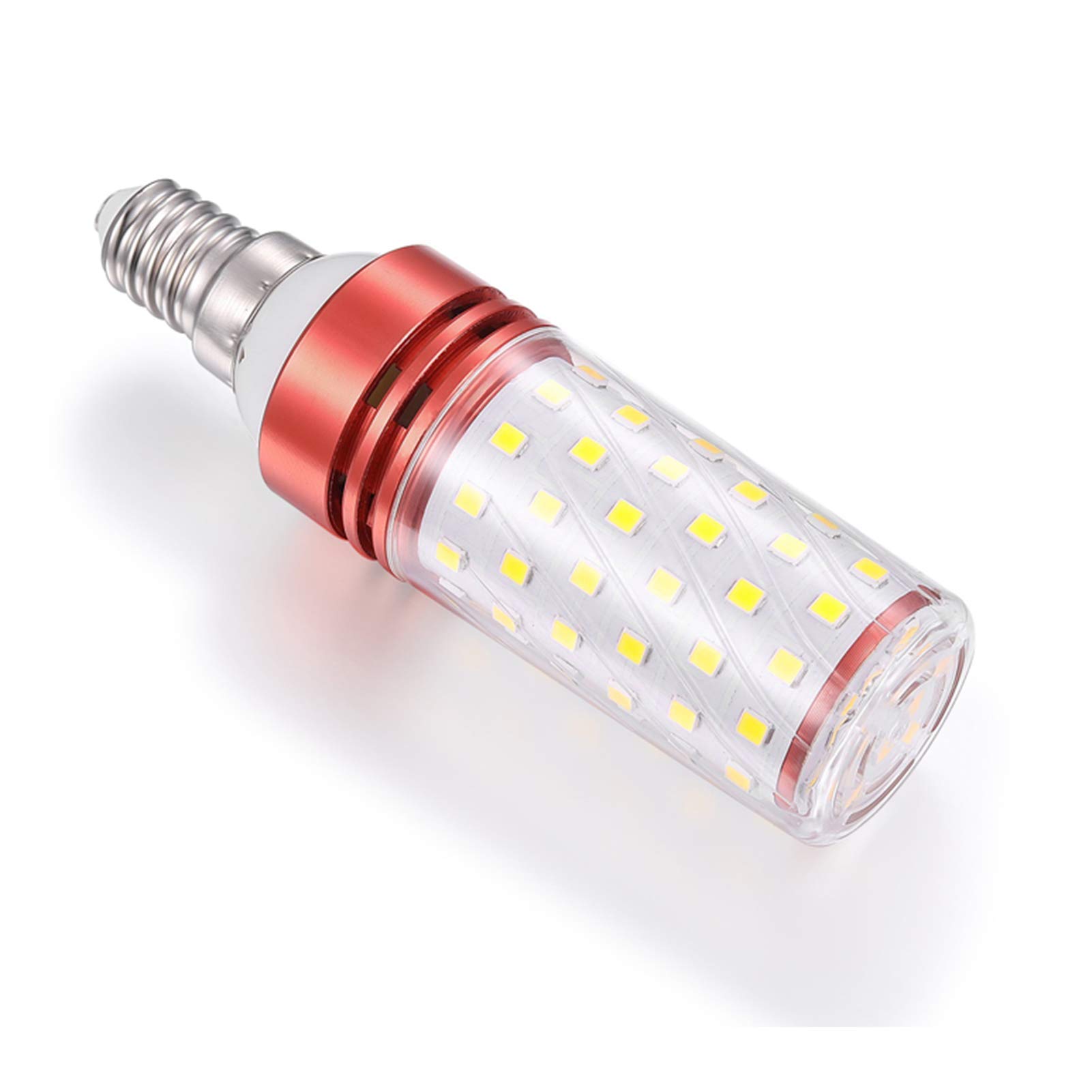 La lampe bougie LED 16 W équivaut à une lampe halogène 120 W, lampe à économie d'énergie, lampe, sans scintillement, non dimmable, 1400 Lm, 6 pièces par paquet, lumière chaude