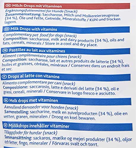 TRIXIE glutenfreie Milch Drops Milch Drops, 200 g - 31623 (Packung mit 2)