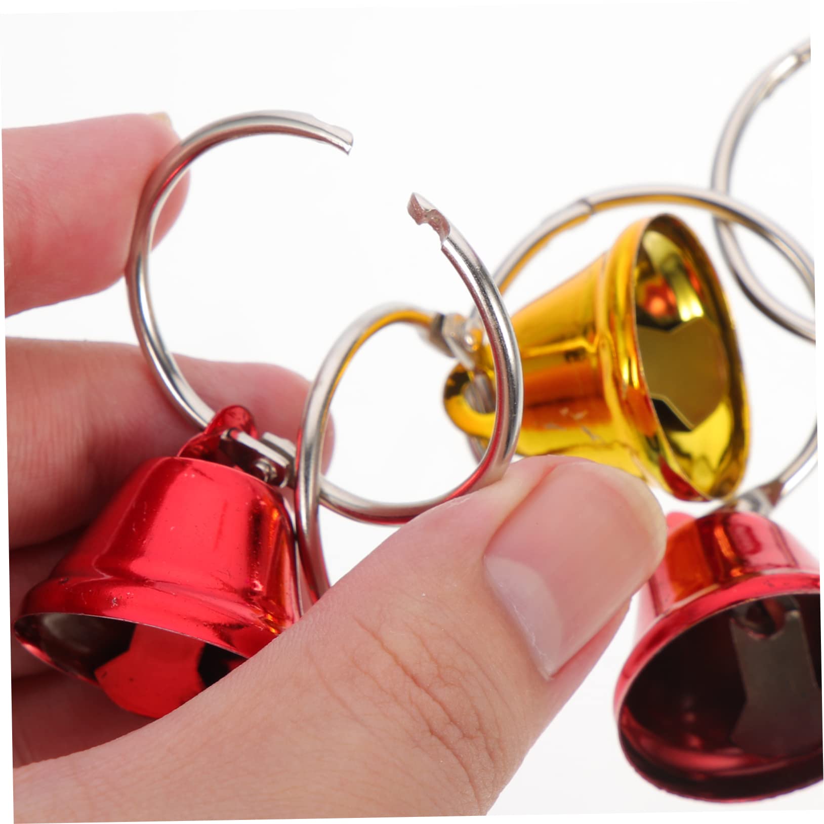 POPETPOP 12pièces Clochettes à Oiseaux Jouets à Mâcher pour Perroquets Accessoires De Jeu Amusants Et Colorés pour Oiseaux De Compagnie Faciles à Installer Et Sécurisés