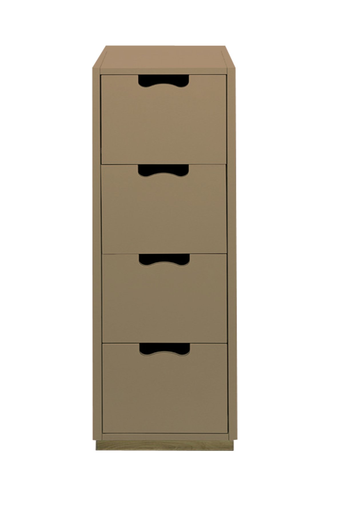 APRODZ Mango Wood Bow Chest of 4 Drawers Storage Cabinet for Living Room Wooden Sideboard Light Brown Finish, Standard (cd-38.6)-image-17