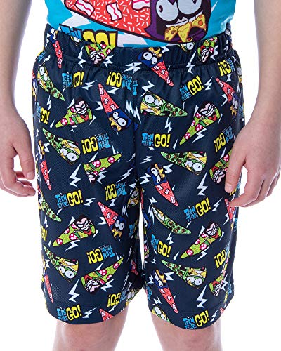 boys Pizza Toppings Pajama Short Set4